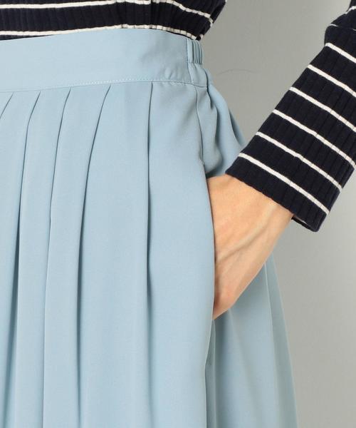 Another Edition（アナザーエディション）の「エアリータックパンツ（ライトブルー）/AEMFC AIRY TUCK SAX（その他パンツ・レディース・ライトブルー・FREE）」の8枚目の写真