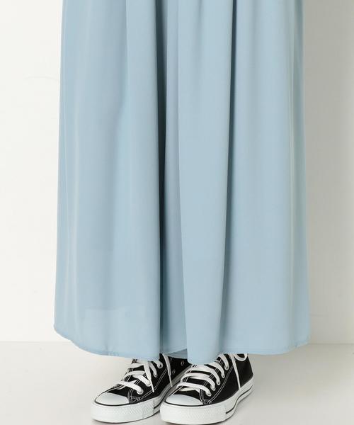 Another Edition（アナザーエディション）の「エアリータックパンツ（ライトブルー）/AEMFC AIRY TUCK SAX（その他パンツ・レディース・ライトブルー・FREE）」の9枚目の写真