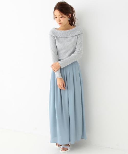 Another Edition（アナザーエディション）の「エアリータックパンツ（ライトブルー）/AEMFC AIRY TUCK SAX（その他パンツ・レディース・ライトブルー・FREE）」の11枚目の写真