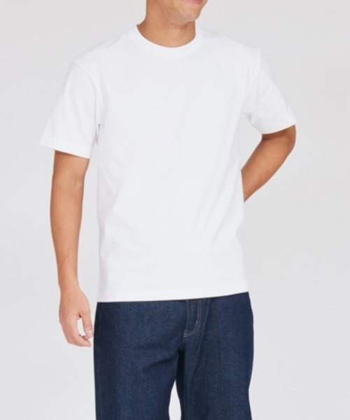 HANES(ヘインズ)の「Hanes BEEFY Tシャツ/HM1-D001(Tシャツ/カットソー・メンズ・ホワイト/杢グレー/ブラック/ネイビー/ダークグレー・M/S/XL/L)」の7枚目の写真