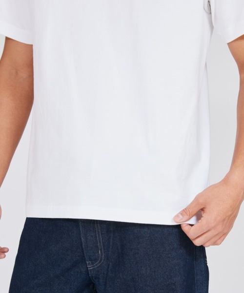 HANES(ヘインズ)の「Hanes BEEFY Tシャツ/HM1-D001(Tシャツ/カットソー・メンズ・ホワイト/杢グレー/ブラック/ネイビー/ダークグレー・M/S/XL/L)」の11枚目の写真
