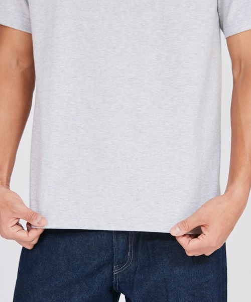 HANES(ヘインズ)の「Hanes BEEFY Tシャツ/HM1-D001(Tシャツ/カットソー・メンズ・ホワイト/杢グレー/ブラック/ネイビー/ダークグレー・M/S/XL/L)」の22枚目の写真