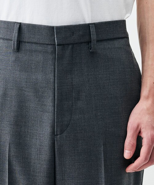 EDITION（エディション）の「Super140’sトロピカルウール スラックス（スラックス・メンズ・ブラック/チャコールグレー・L/S/M）」の11枚目の写真