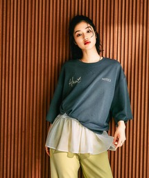 LEPSIM | ミニ裏毛アソート5分袖プルオーバー　639423(Tシャツ/カットソー)