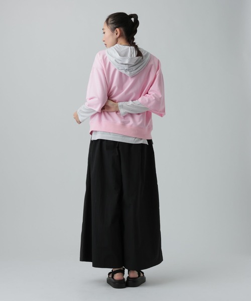 LEPSIM(レプシィム)の「ミニ裏毛アソート5分袖プルオーバー 639423(Tシャツ/カットソー・レディース・イエロー/ピンク/チャコールグレー/オフホワイト・FREE)」の19枚目の写真