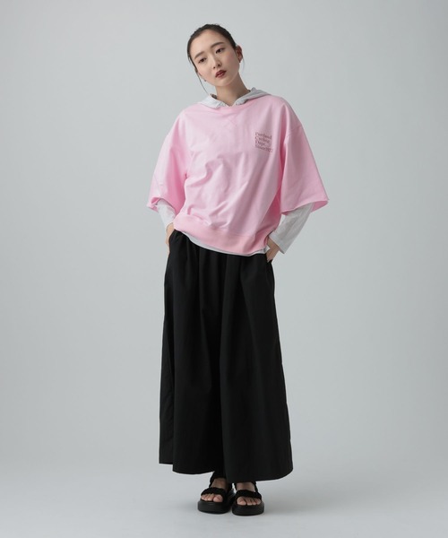 LEPSIM(レプシィム)の「ミニ裏毛アソート5分袖プルオーバー 639423(Tシャツ/カットソー・レディース・イエロー/ピンク/チャコールグレー/オフホワイト・FREE)」の20枚目の写真