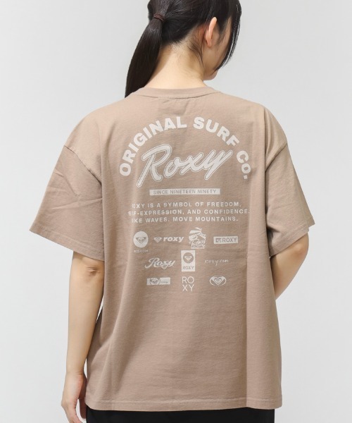 ROXY(ロキシー)の「ロキシー ROXY ORIGINAL SURF(Tシャツ/カットソー・レディース・ブラック/ブラウン/ホワイト・S/M/L)」の1枚目の写真