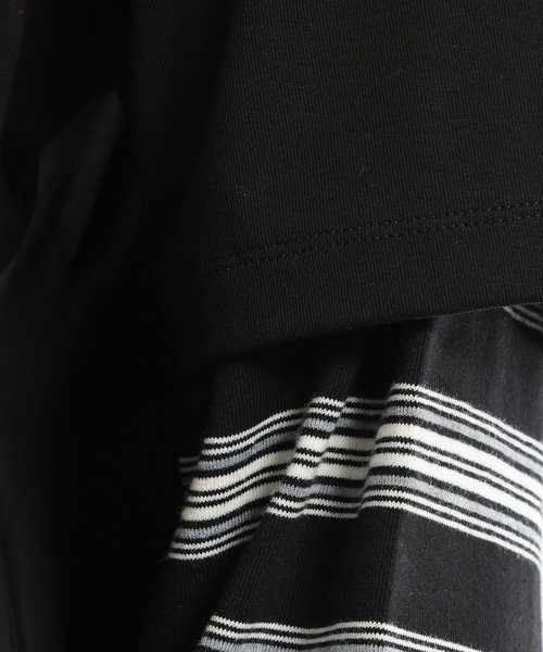 HARE（ハレ）の「Inner layerカットソー(HARE)（Tシャツ/カットソー・メンズ・グレー/ブラック・FREE）」の14枚目の写真