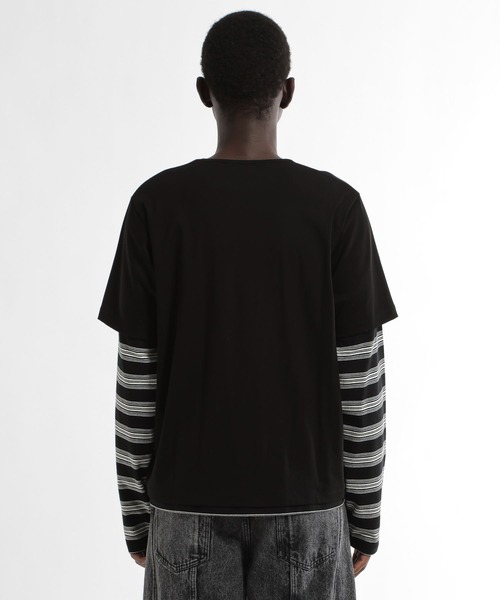 HARE（ハレ）の「Inner layerカットソー(HARE)（Tシャツ/カットソー・メンズ・グレー/ブラック・FREE）」の19枚目の写真