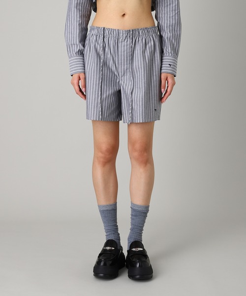 forget-me-nots（フォーゲットミーノッツ）の「Side Tie Boxer HGUN034（その他パンツ・レディース・ピンク/ブラック・SMALL）」の3枚目の写真