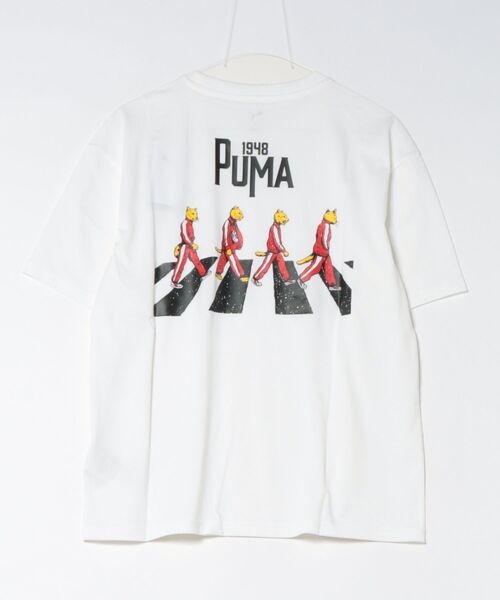 PUMA（プーマ）の「《PUMA》ESS ELEVATED COOL BK PT Tシャツ（Tシャツ/カットソー・メンズ・ブラック/ホワイト/グリーン系その他・XXL/XL/L/M/S）」の4枚目の写真