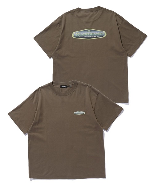 XLARGE(エクストララージ)の「EMBLEM S/S TEE(Tシャツ/カットソー・メンズ・ブラック/ホワイト/ブラウン・S/M/L/XL)」の1枚目の写真