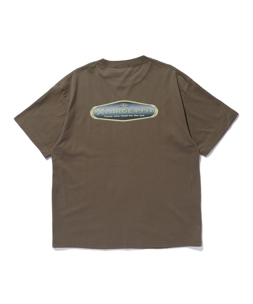 XLARGE(エクストララージ)の「EMBLEM S/S TEE(Tシャツ/カットソー・メンズ・ブラック/ホワイト/ブラウン・S/M/L/XL)」の9枚目の写真