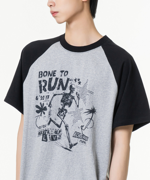 MOZMOZ（モズモズ）の「ボントゥラン レグラングラフィック 半袖Tシャツ グレー（Tシャツ/カットソー・レディース・その他・XL/L/M）」の4枚目の写真