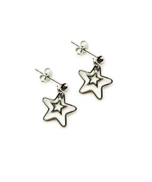 CARROLL キャロル シアダブルスターデザインドロップピアス