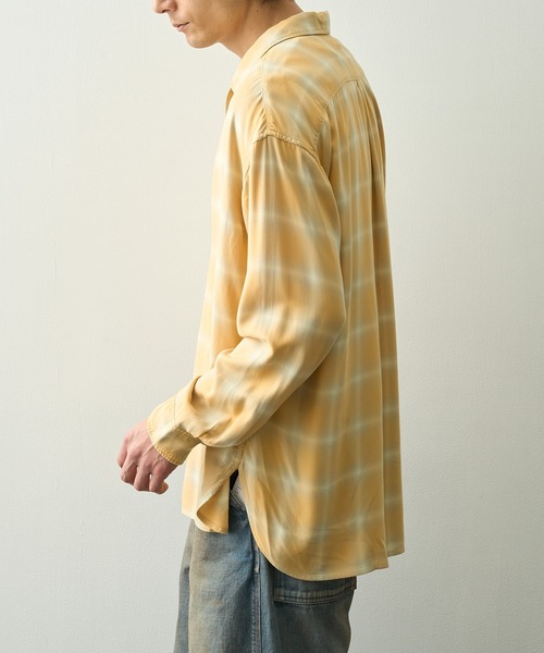 concause(コンコース)の「【concause/コンコース】skipper shirts(シャツ/ブラウス・メンズ・イエロー/ブルー・4/5)」の8枚目の写真