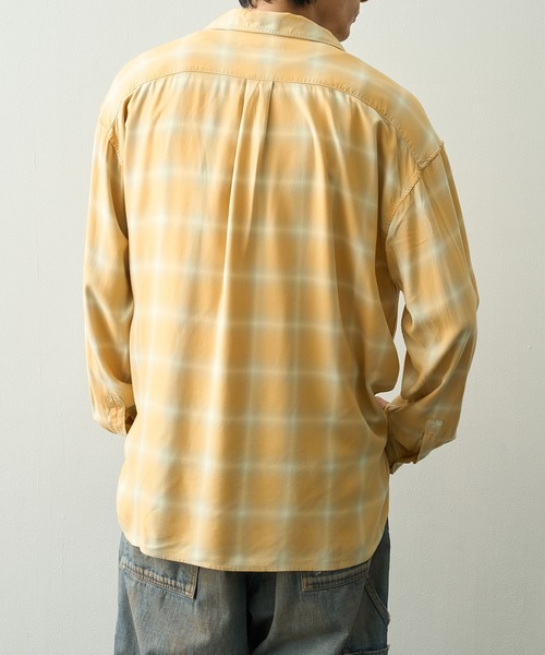 concause(コンコース)の「【concause/コンコース】skipper shirts(シャツ/ブラウス・メンズ・イエロー/ブルー・4/5)」の9枚目の写真