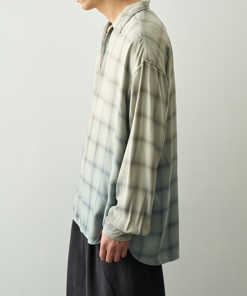 concause(コンコース)の「【concause/コンコース】skipper shirts(シャツ/ブラウス・メンズ・イエロー/ブルー・4/5)」の4枚目の写真