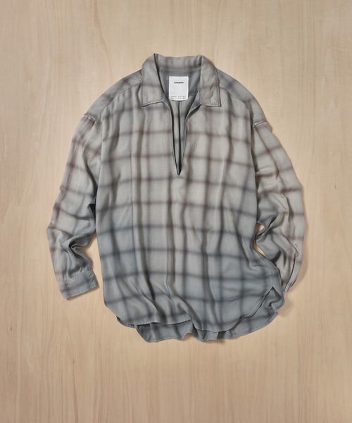 concause(コンコース)の「【concause/コンコース】skipper shirts(シャツ/ブラウス・メンズ・イエロー/ブルー・4/5)」の11枚目の写真
