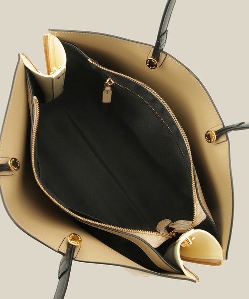 E'POR（エポール）の「【E'POR】【WEB限定】Y BAG Medium+/A4対応・通勤（トートバッグ・レディース・キナリ/ベージュ/ブルー系その他4・FREE）」の7枚目の写真