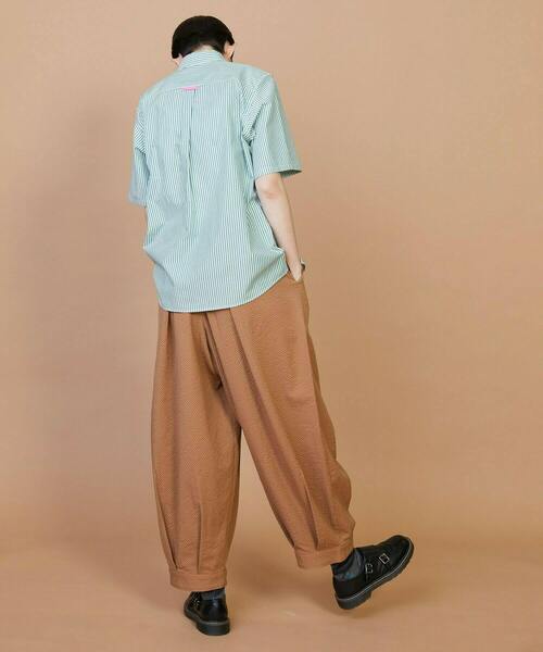 FRAPBOIS(フラボア)の「ウェーピーシャツ(シャツ/ブラウス・レディース・ブルー/グリーン・2/1)」の10枚目の写真