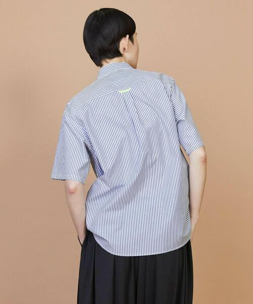 FRAPBOIS(フラボア)の「ウェーピーシャツ(シャツ/ブラウス・レディース・ブルー/グリーン・2/1)」の14枚目の写真