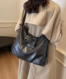 2WAY レザー ショルダーバッグ