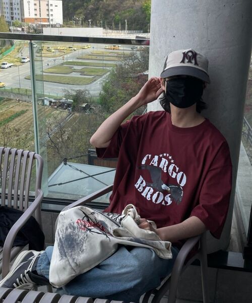 CARGOBROS（カーゴブロス）の「(ビッグサイズ) アメリカンヴィンテージ イーグル 半袖Tシャツ (ワイン)（Tシャツ/カットソー・メンズ・その他・FREE）」の13枚目の写真