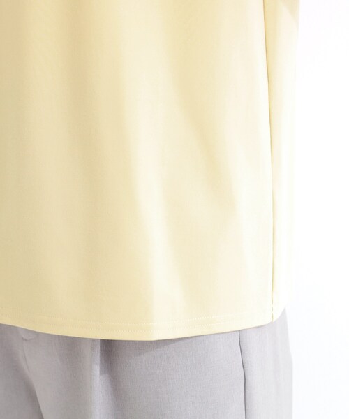 SHOO・LA・RUE(シューラルー)の「【洗濯後しわになりにくい/UV/S-LL】Tシャツ感覚できれい見え タックブラウス(シャツ/ブラウス・レディース・オフホワイト/ネイビー/イエロー系その他・04/03/02/01)」の21枚目の写真