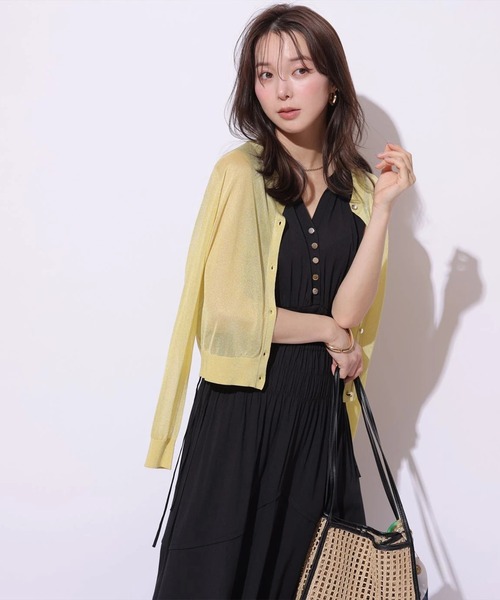 Mystrada（マイストラーダ）の「シャーリングボイルワンピース（ワンピース・レディース・ブラック/ライトブルー/グリーン系その他2・38/36）」の10枚目の写真