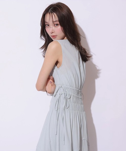 Mystrada（マイストラーダ）の「シャーリングボイルワンピース（ワンピース・レディース・ブラック/ライトブルー/グリーン系その他2・38/36）」の22枚目の写真