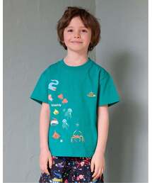 kladskap | 蓄光深海魚刺しゅう半袖Tシャツ(Tシャツ/カットソー)