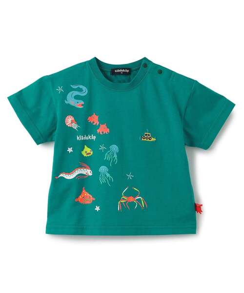kladskap（クレードスコープ）の「【大好評につき再入荷】蓄光深海魚刺しゅう半袖Tシャツ【接触冷感・吸水速乾】（Tシャツ/カットソー・キッズ・ブルーグリーン/ブラック・120cm/100cm/110cm/130cm/90cm）」の17枚目の写真