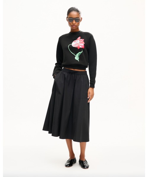 KENZO(ケンゾー)の「'KENZO Tulip' スウェット イン コットン(スウェット・レディース・ブラック系その他5・MEDIUM/SMALL/X-SMALL)」の3枚目の写真