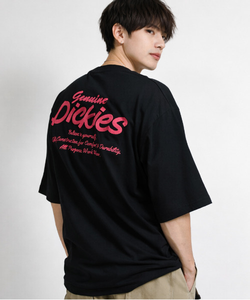 Dickies(ディッキーズ)の「【neos】GENUINE DICKIES ジェニュイン ディッキーズ バック刺繍 ビッグロゴ ハーフスリーブ Tシャツ メンズ レディース ユニセックス(Tシャツ/カットソー・メンズ・ブラック系1/ホワイト系1/ホワイト系2/ブラック系2・MEDIUM/LARGE/X-LARGE)」の19枚目の写真