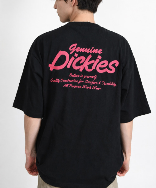 Dickies(ディッキーズ)の「【neos】GENUINE DICKIES ジェニュイン ディッキーズ バック刺繍 ビッグロゴ ハーフスリーブ Tシャツ メンズ レディース ユニセックス(Tシャツ/カットソー・メンズ・ブラック系1/ホワイト系1/ホワイト系2/ブラック系2・MEDIUM/LARGE/X-LARGE)」の16枚目の写真