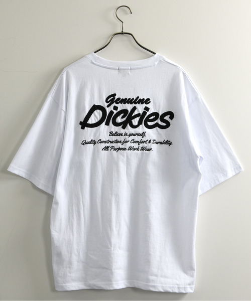 Dickies(ディッキーズ)の「【neos】GENUINE DICKIES ジェニュイン ディッキーズ バック刺繍 ビッグロゴ ハーフスリーブ Tシャツ メンズ レディース ユニセックス(Tシャツ/カットソー・メンズ・ブラック系1/ホワイト系1/ホワイト系2/ブラック系2・MEDIUM/LARGE/X-LARGE)」の14枚目の写真