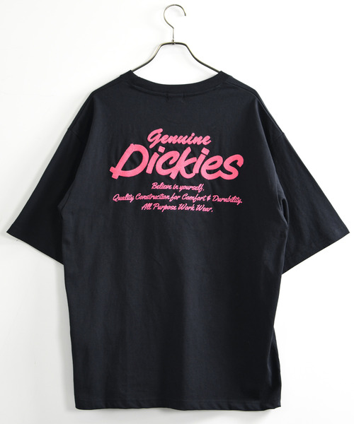 Dickies(ディッキーズ)の「【neos】GENUINE DICKIES ジェニュイン ディッキーズ バック刺繍 ビッグロゴ ハーフスリーブ Tシャツ メンズ レディース ユニセックス(Tシャツ/カットソー・メンズ・ブラック系1/ホワイト系1/ホワイト系2/ブラック系2・MEDIUM/LARGE/X-LARGE)」の8枚目の写真