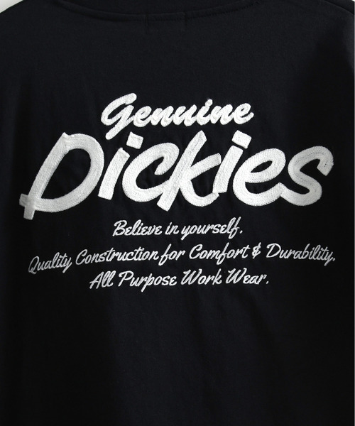 Dickies(ディッキーズ)の「【neos】GENUINE DICKIES ジェニュイン ディッキーズ バック刺繍 ビッグロゴ ハーフスリーブ Tシャツ メンズ レディース ユニセックス(Tシャツ/カットソー・メンズ・ブラック系1/ホワイト系1/ホワイト系2/ブラック系2・MEDIUM/LARGE/X-LARGE)」の7枚目の写真