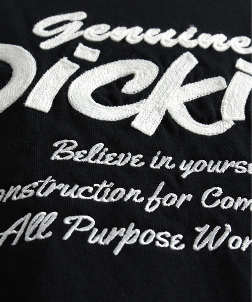 Dickies(ディッキーズ)の「【neos】GENUINE DICKIES ジェニュイン ディッキーズ バック刺繍 ビッグロゴ ハーフスリーブ Tシャツ メンズ レディース ユニセックス(Tシャツ/カットソー・メンズ・ブラック系1/ホワイト系1/ホワイト系2/ブラック系2・MEDIUM/LARGE/X-LARGE)」の6枚目の写真