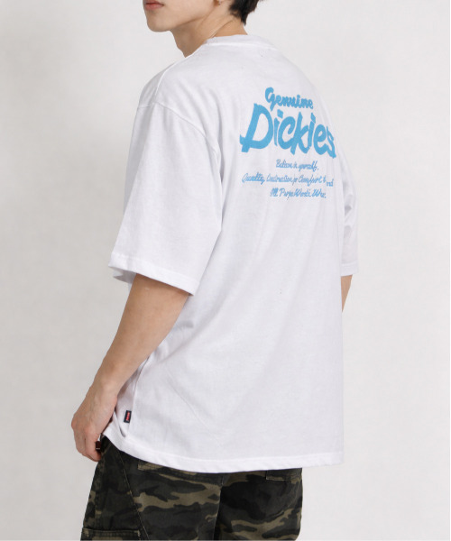 Dickies(ディッキーズ)の「【neos】GENUINE DICKIES ジェニュイン ディッキーズ バック刺繍 ビッグロゴ ハーフスリーブ Tシャツ メンズ レディース ユニセックス(Tシャツ/カットソー・メンズ・ブラック系1/ホワイト系1/ホワイト系2/ブラック系2・MEDIUM/LARGE/X-LARGE)」の22枚目の写真