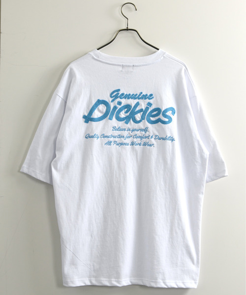 Dickies(ディッキーズ)の「【neos】GENUINE DICKIES ジェニュイン ディッキーズ バック刺繍 ビッグロゴ ハーフスリーブ Tシャツ メンズ レディース ユニセックス(Tシャツ/カットソー・メンズ・ブラック系1/ホワイト系1/ホワイト系2/ブラック系2・MEDIUM/LARGE/X-LARGE)」の10枚目の写真