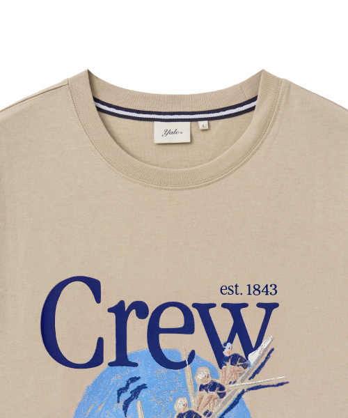 YALE（イェール）の「クルーグラフィックTシャツ_ベージュ（Tシャツ/カットソー・レディース・その他・SMALL/MEDIUM/LARGE/X-LARGE）」の3枚目の写真