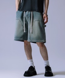 ワイドバギー デニムペインターパンツ
