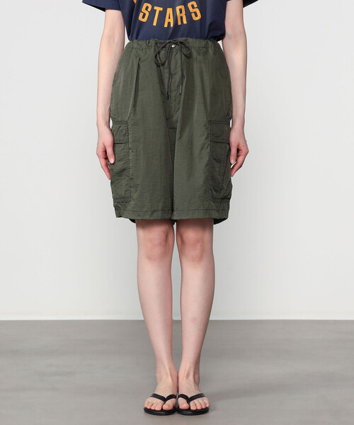 WILD THINGS（ワイルドシングス）の「WILD THINGS | 〈別注〉 ダブルダイナイロン カーゴショーツ WOMEN（その他パンツ・レディース・ブラック/オリーブ・S/XS）」の14枚目の写真