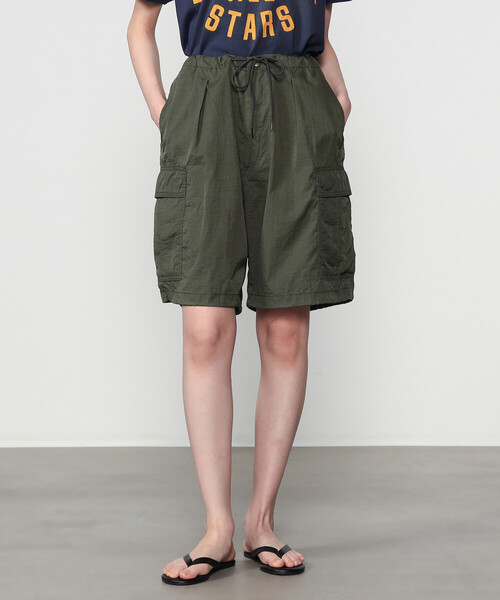 WILD THINGS（ワイルドシングス）の「WILD THINGS | 〈別注〉 ダブルダイナイロン カーゴショーツ WOMEN（その他パンツ・レディース・ブラック/オリーブ・S/XS）」の17枚目の写真