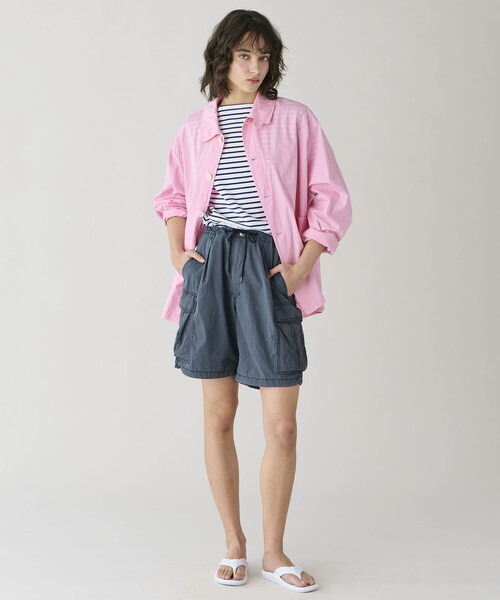 WILD THINGS（ワイルドシングス）の「WILD THINGS | 〈別注〉 ダブルダイナイロン カーゴショーツ WOMEN（その他パンツ・レディース・ブラック/オリーブ・S/XS）」の19枚目の写真