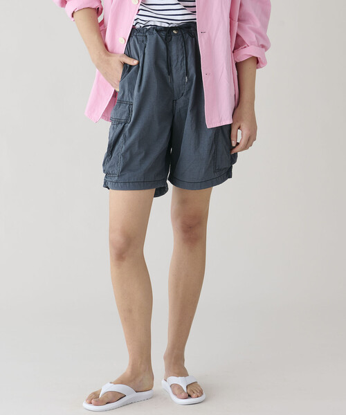 WILD THINGS（ワイルドシングス）の「WILD THINGS | 〈別注〉 ダブルダイナイロン カーゴショーツ WOMEN（その他パンツ・レディース・ブラック/オリーブ・S/XS）」の20枚目の写真