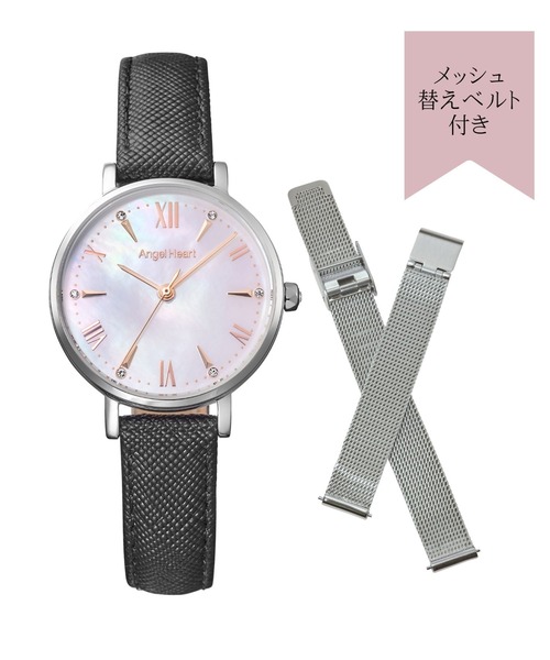 ANGEL HEART(エンジェルハート)の「Angel Heart/エンジェルハート Sparkle Time 腕時計 AHT-ST29S-BK レディース(アナログ腕時計・レディース・ブラック・FREE)」の1枚目の写真