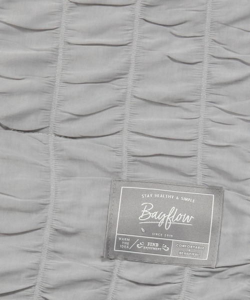 BAYFLOW（ベイフロー）の「[接触冷感]BF冷感ブランケット120×180（ブランケット・レディース・ライトベージュ/グレー・0）」の4枚目の写真